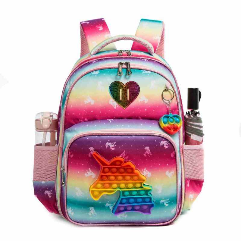 Pop Fidget UNICORN Backpack Pencil case 12