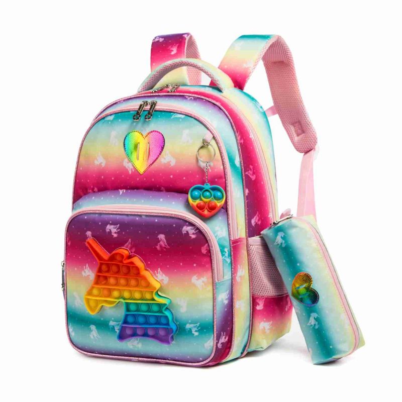 Pop Fidget UNICORN Backpack Pencil case 8