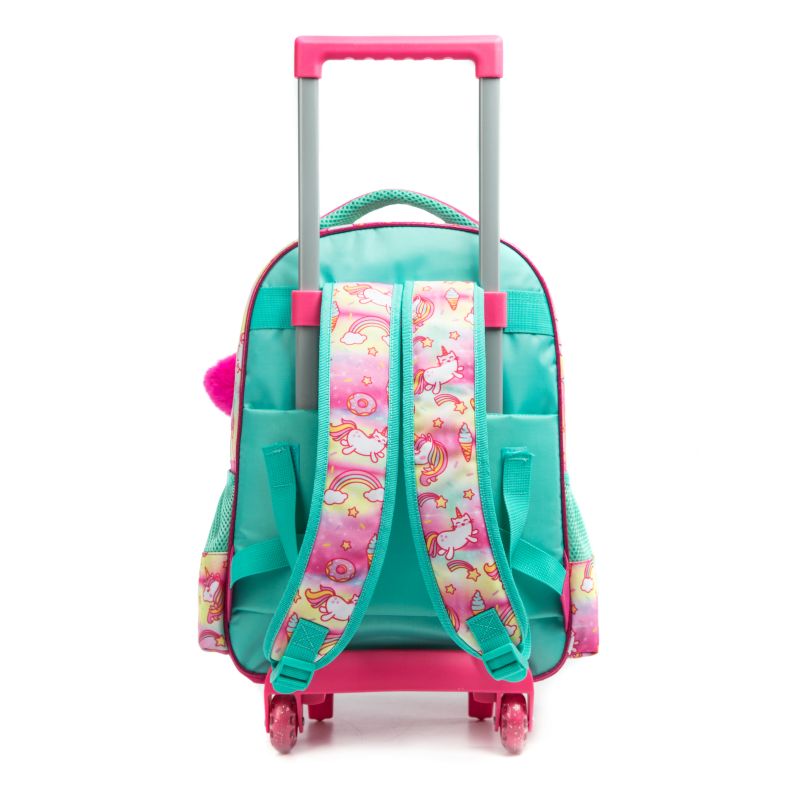 BACK TO SCHOOL BACKPACK ROLLING BAG WITH PENCIL CASE 9