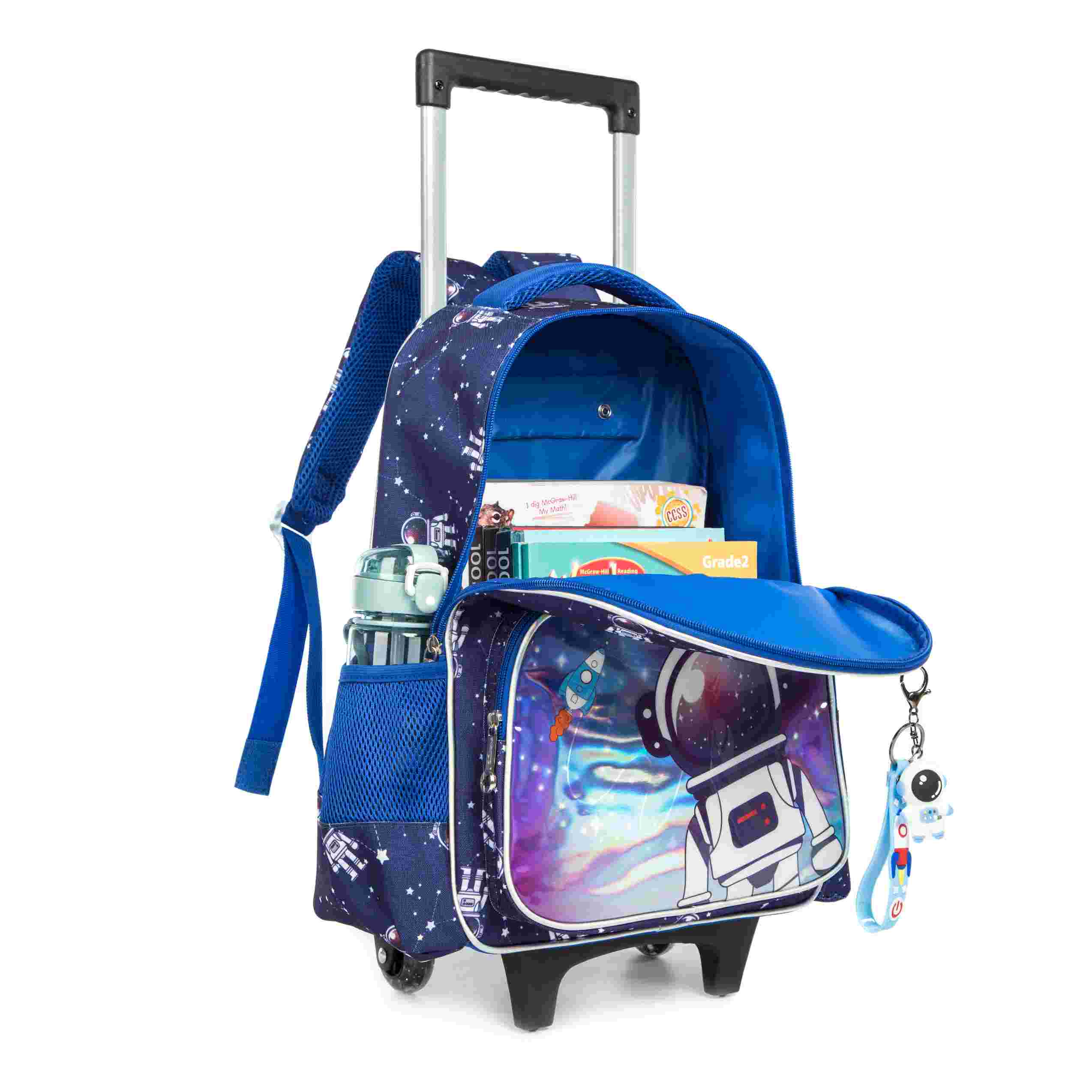 T 3 4PCS Wheeled Bookbag with Lunch Box 8