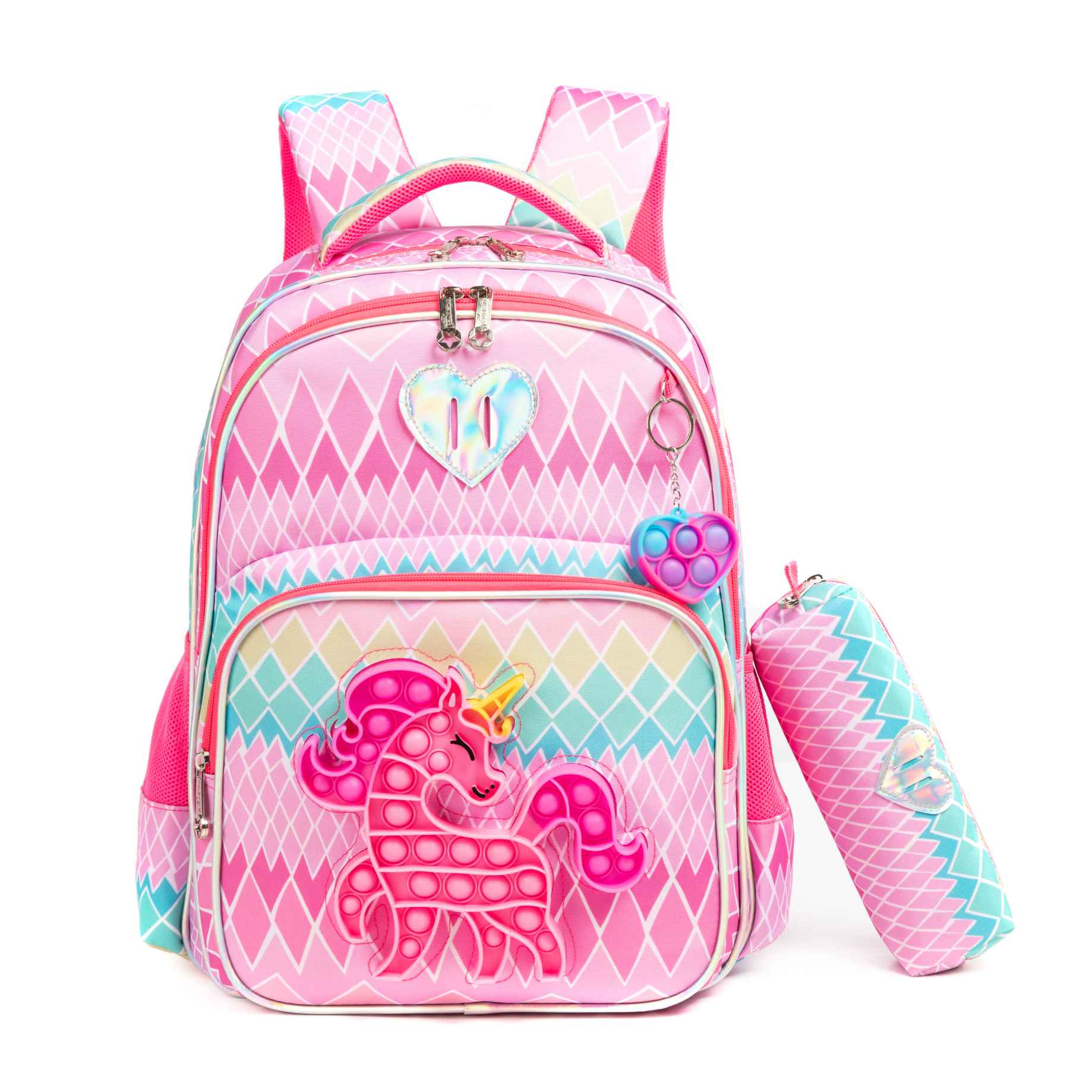  3 Girls 3 Piece Set Bag Pink Toy 2