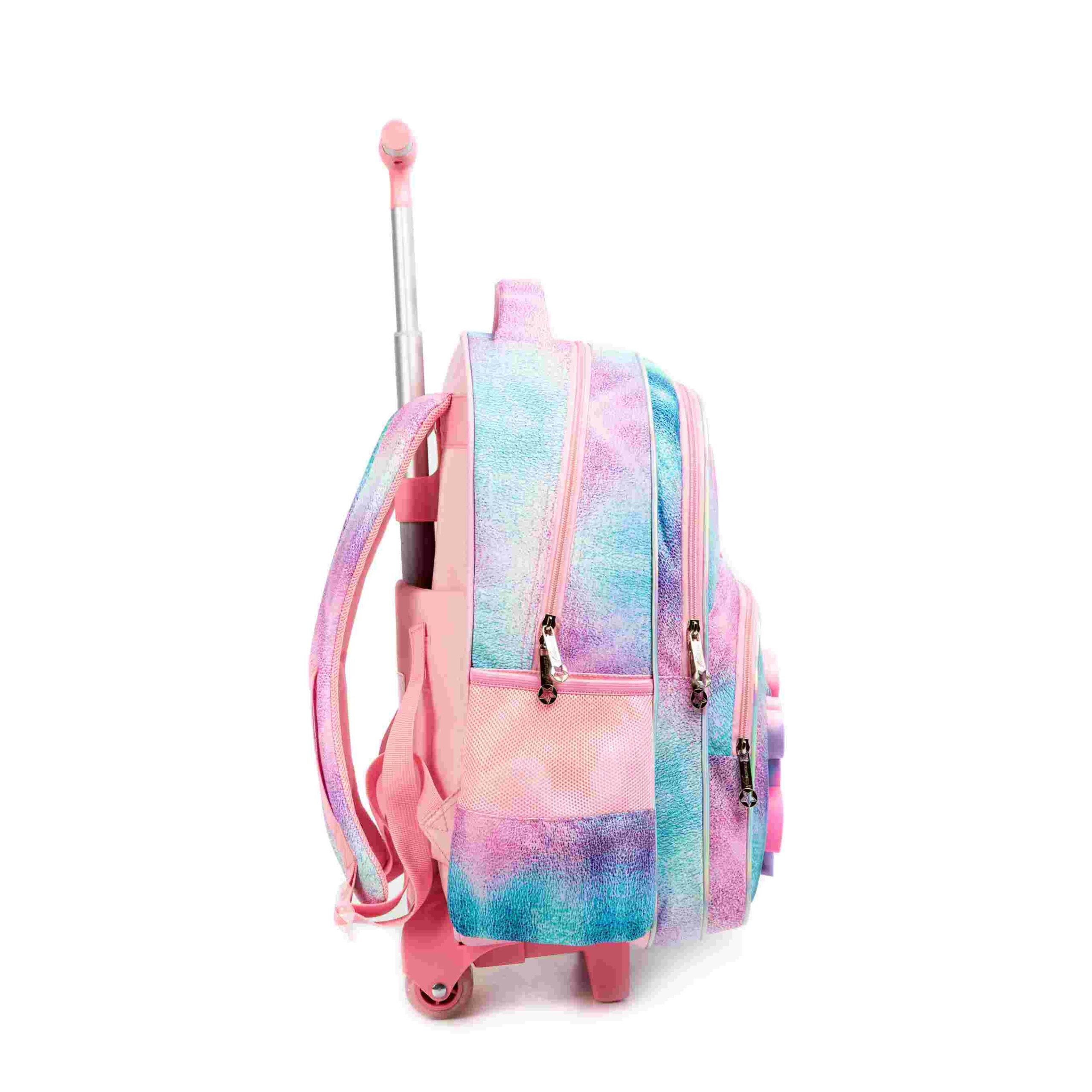 T 3 17 Kids Roller Wheels Bookbag Pink Unicorn 7 scaled