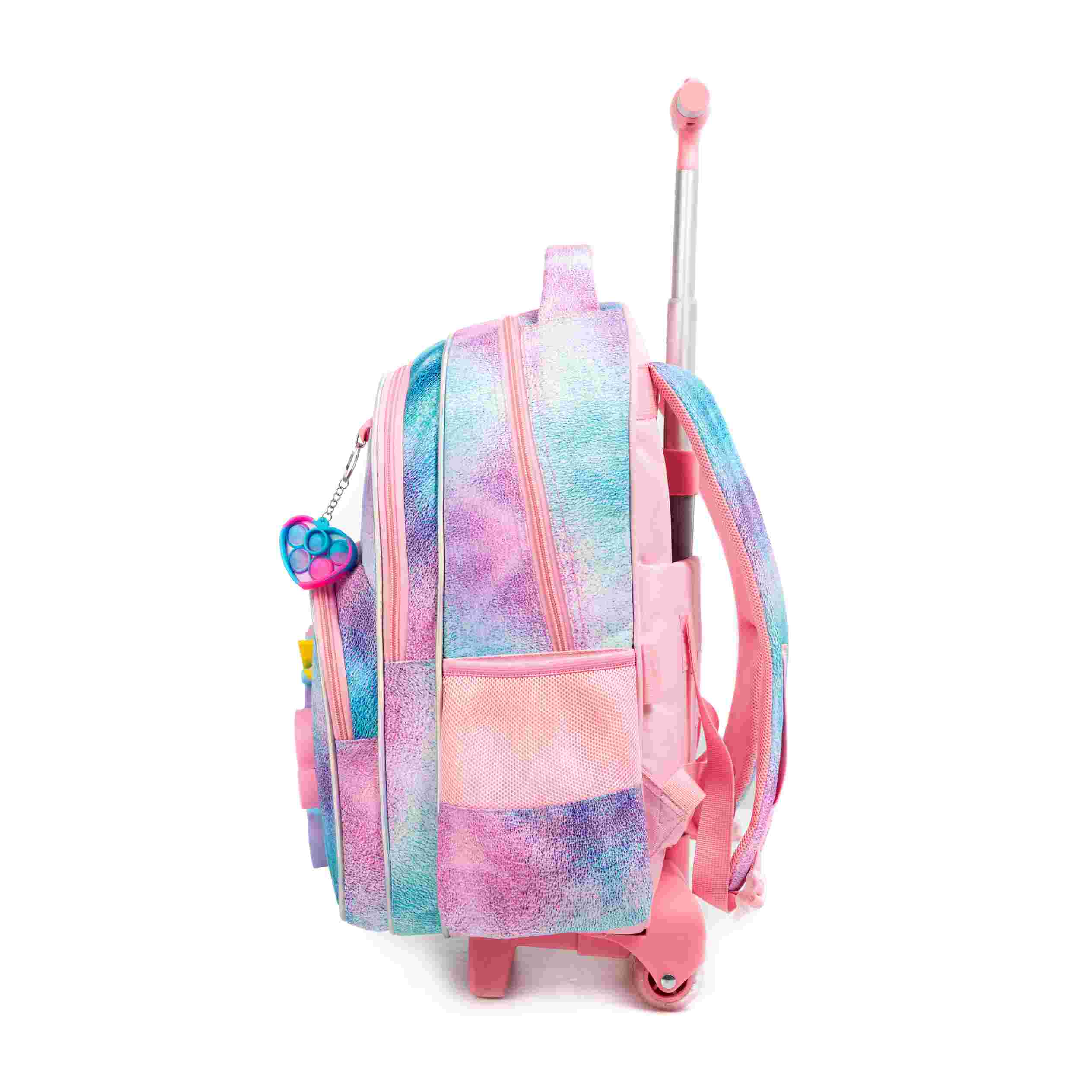 T 3 17 Kids Roller Wheels Bookbag Pink Unicorn 8