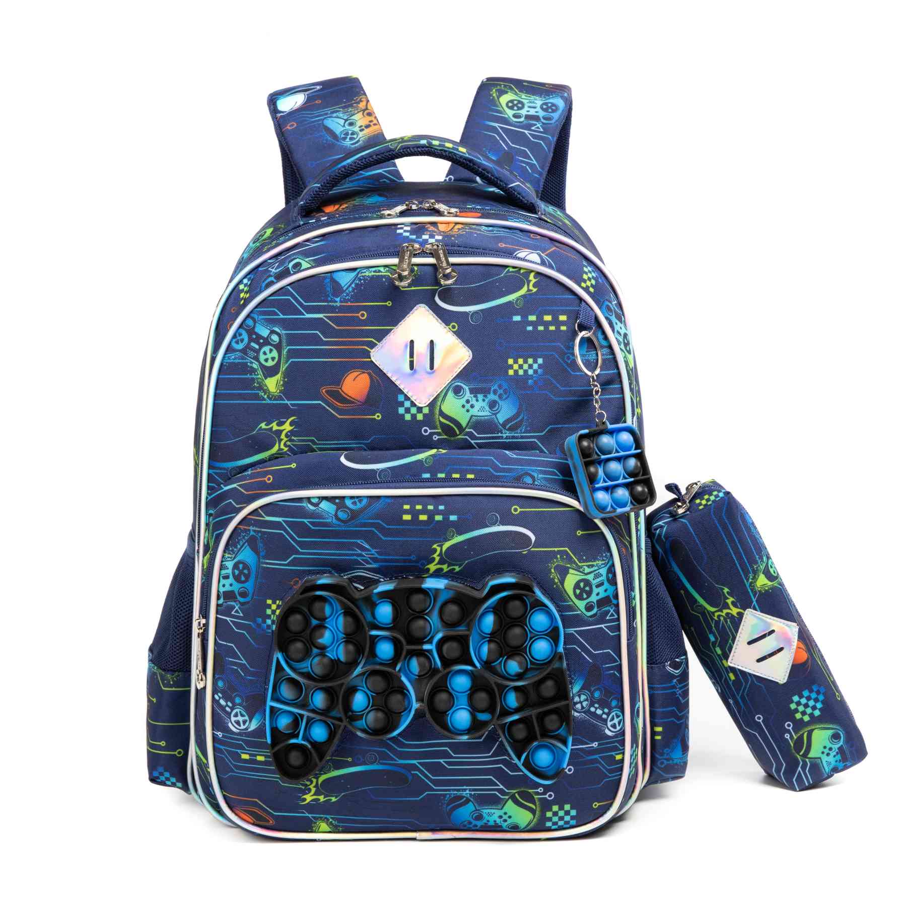  3 Boys Large Capacity School Backpack Set 2