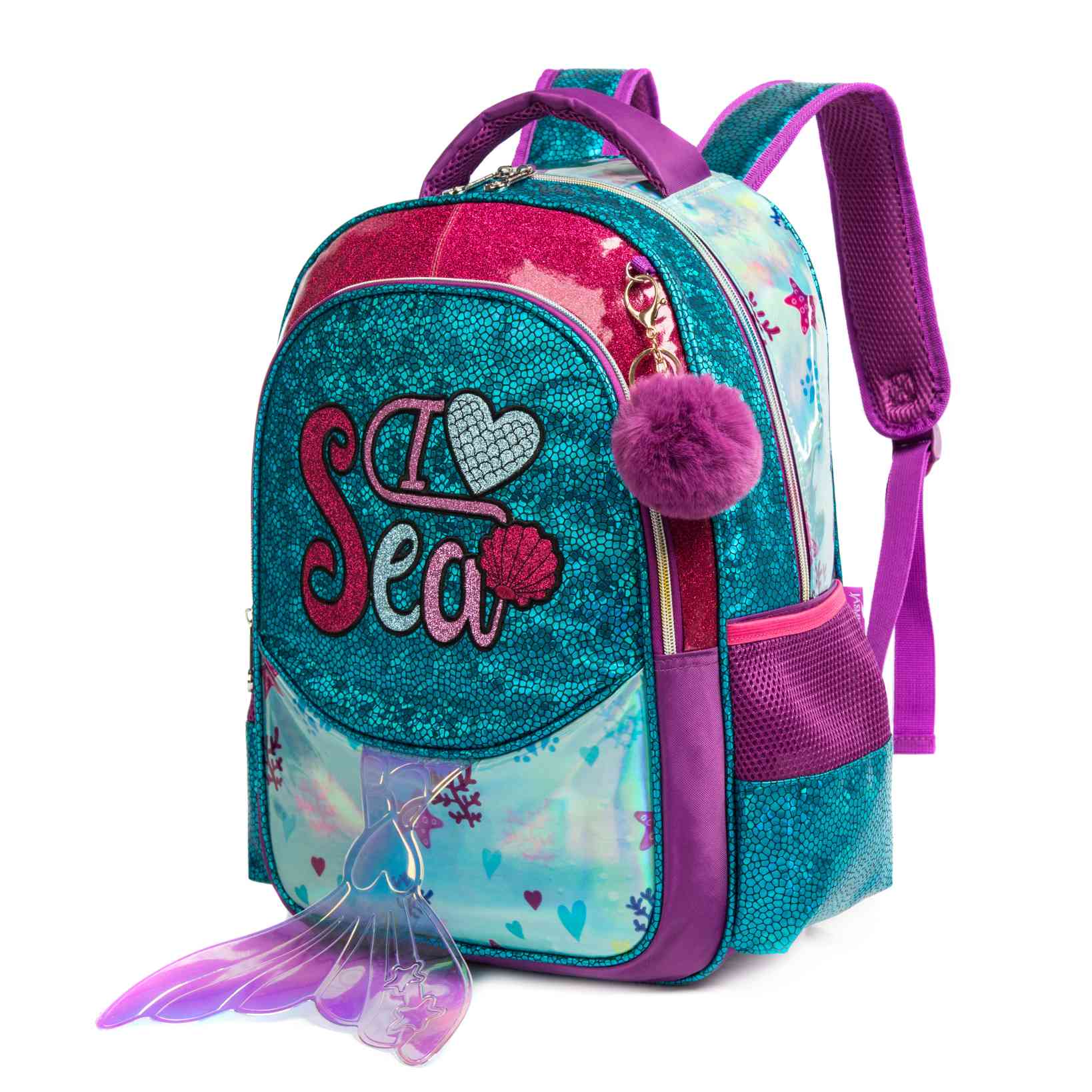  3 Mermaid Style 3PCS Kids Backpacks 4