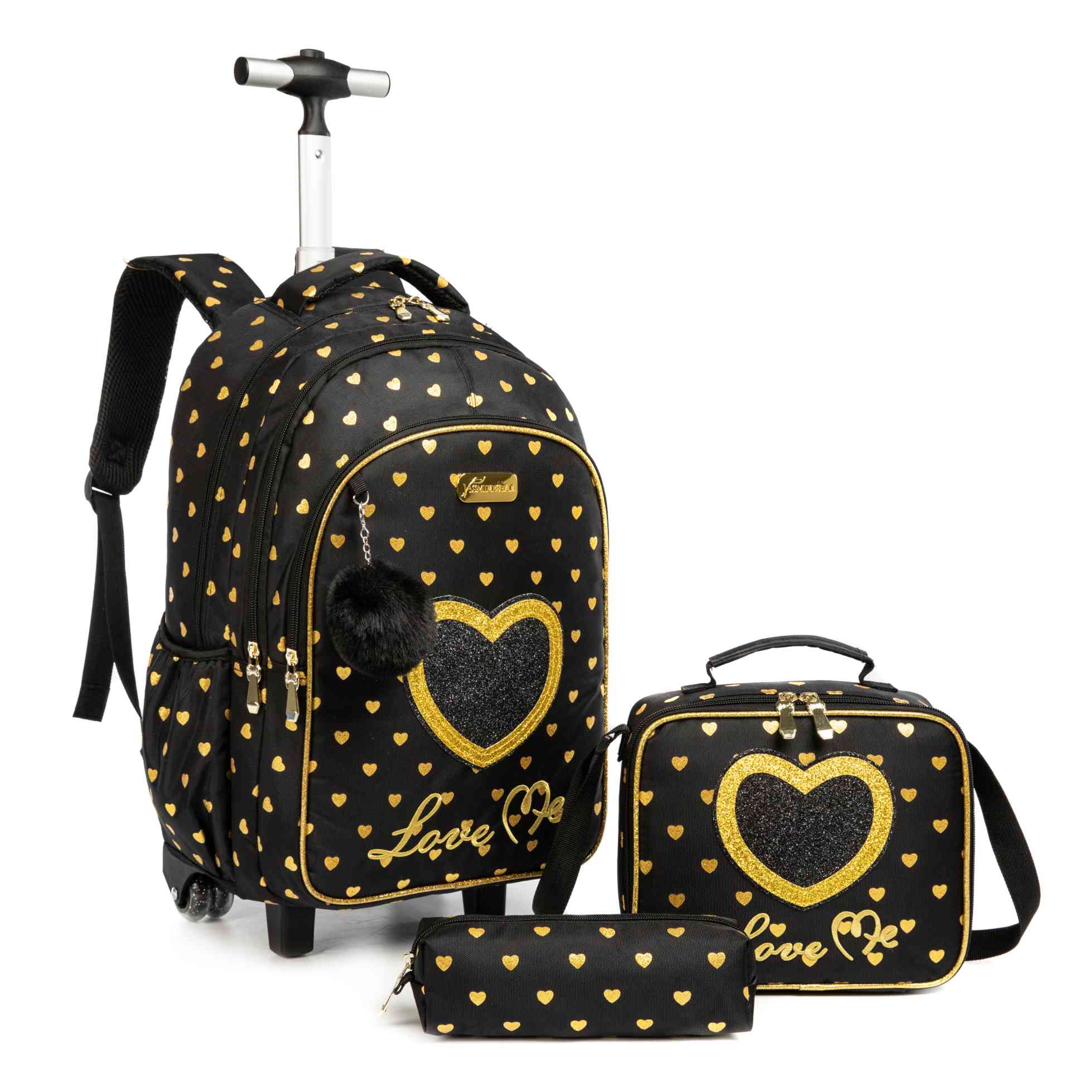 T 3 Rolling Backpack 16 inch Kids Wheeled 4