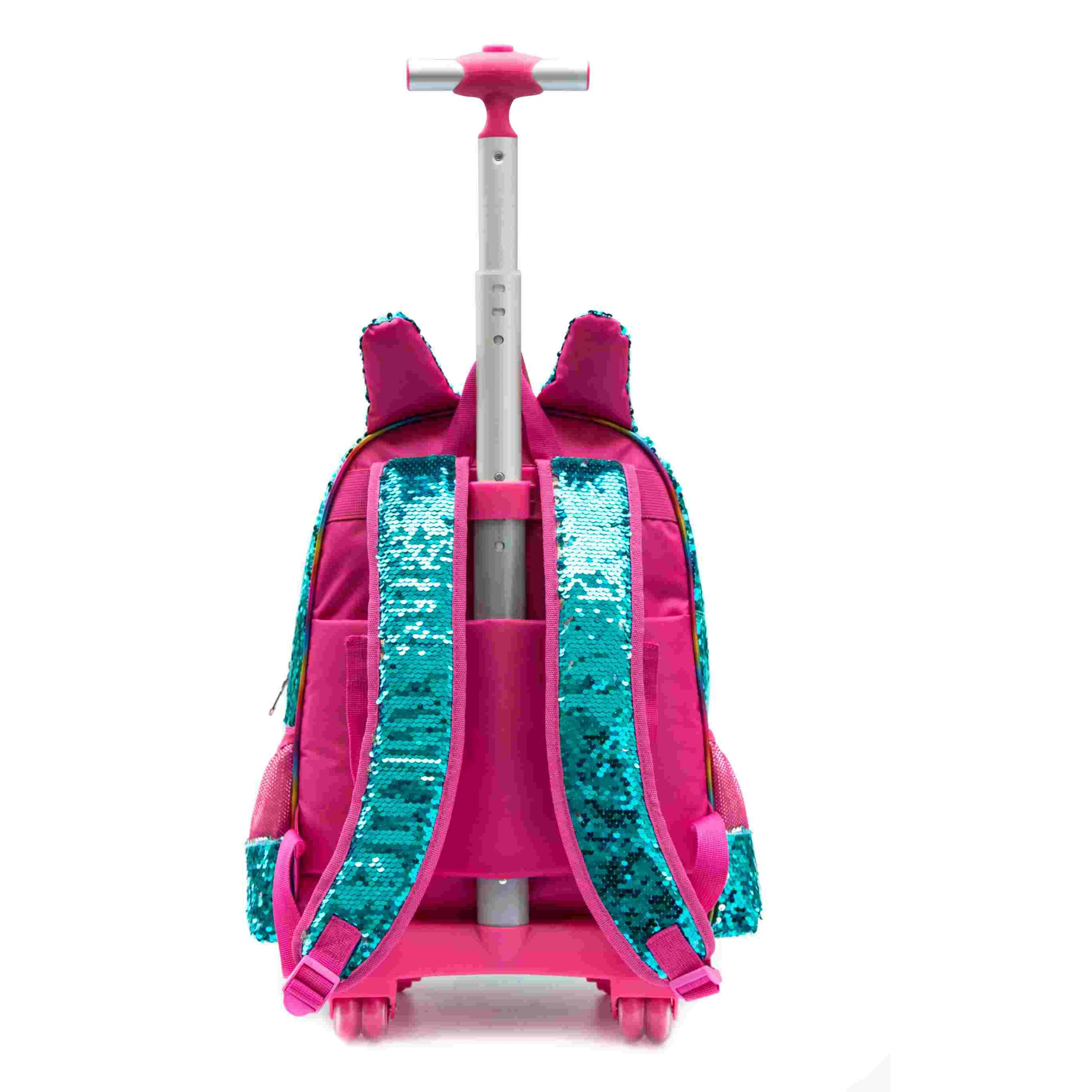 T 3 Unicorn Rolling Backpack with Wheels for Girls 4 scaled