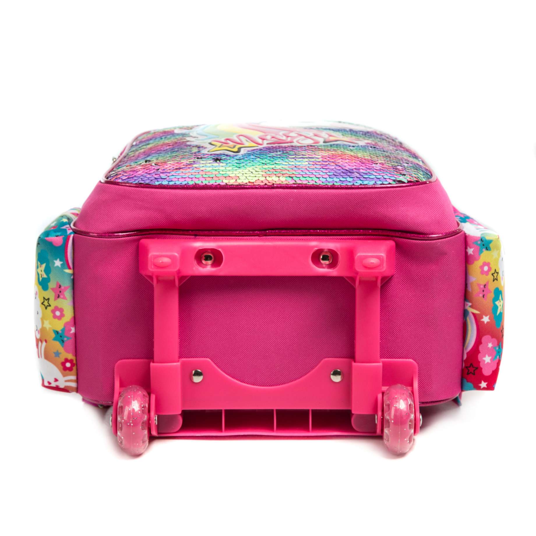 T 3 Unicorn Sequins Trolley Backpack Cute 7