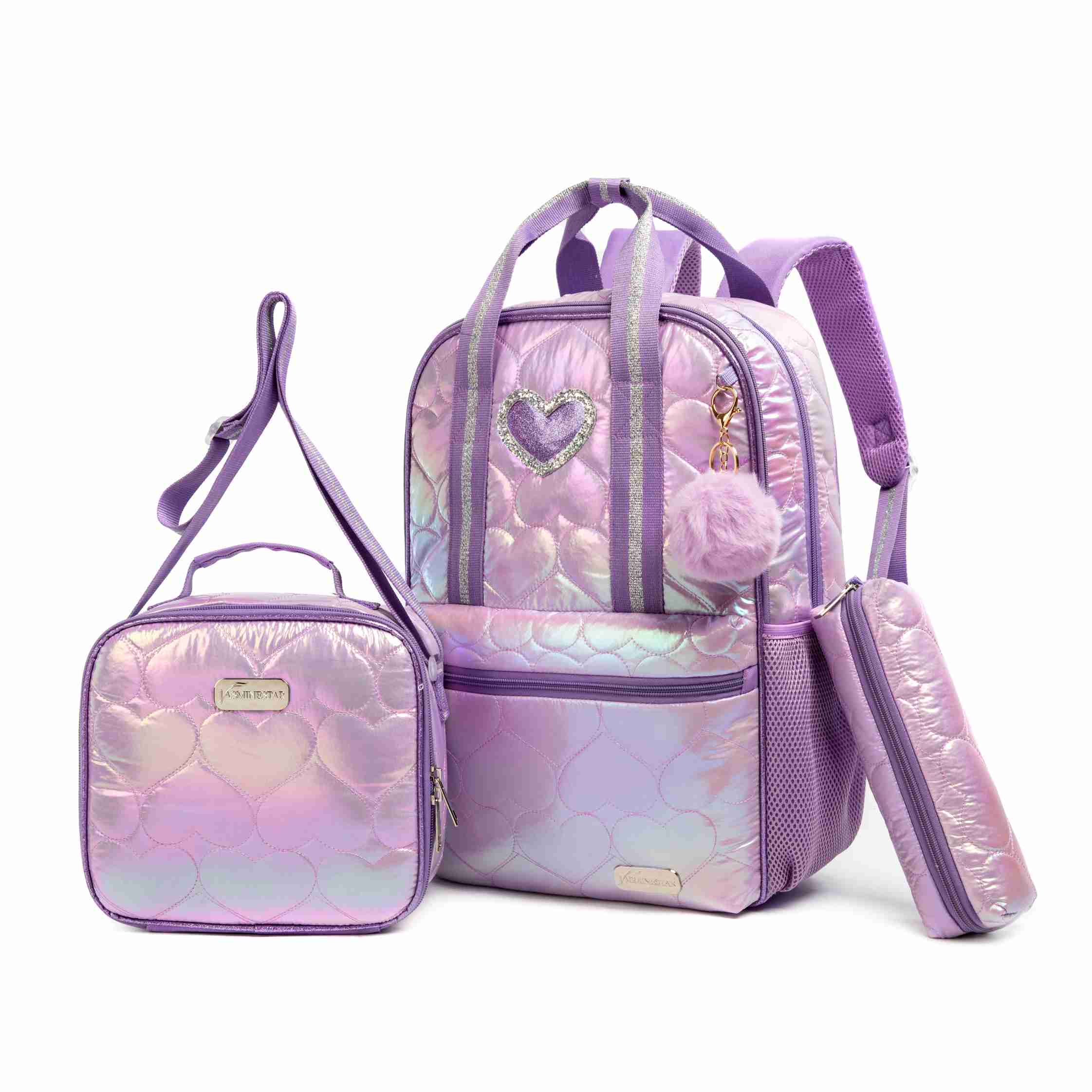  3 Bookbag for School Backpack Set Girls 2