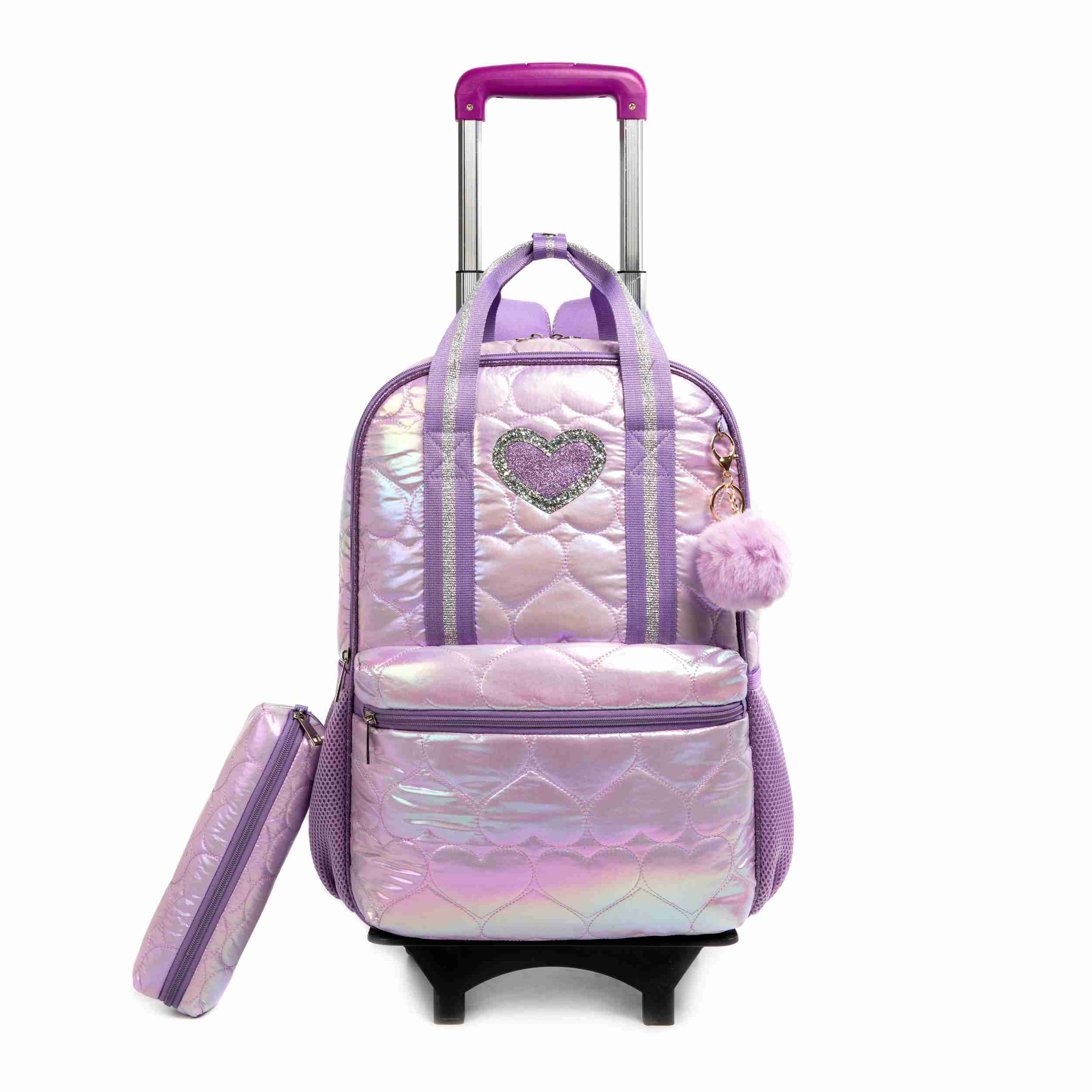 T 3 Rolling Backpack for Girls School Trolley 3