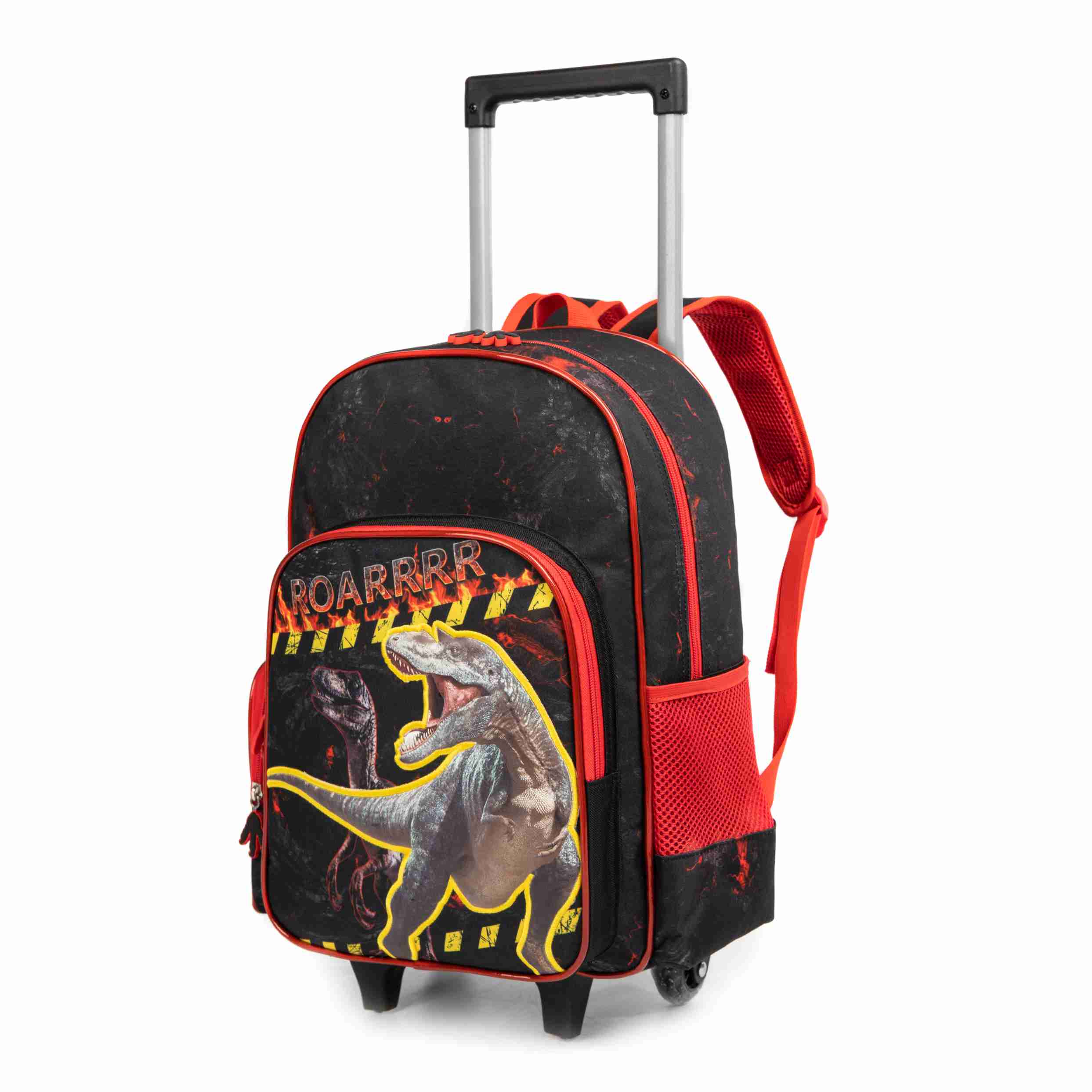 T 3 Childrens Luggage Dinosaur Rolling Backpack 4